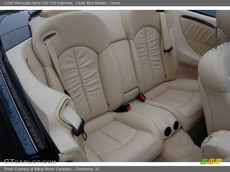 Cadet Blue Metallic / Stone 2006 Mercedes-Benz CLK 500 Cabriolet