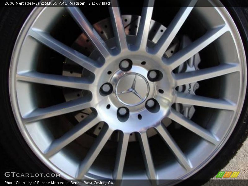 Black / Black 2006 Mercedes-Benz SLK 55 AMG Roadster