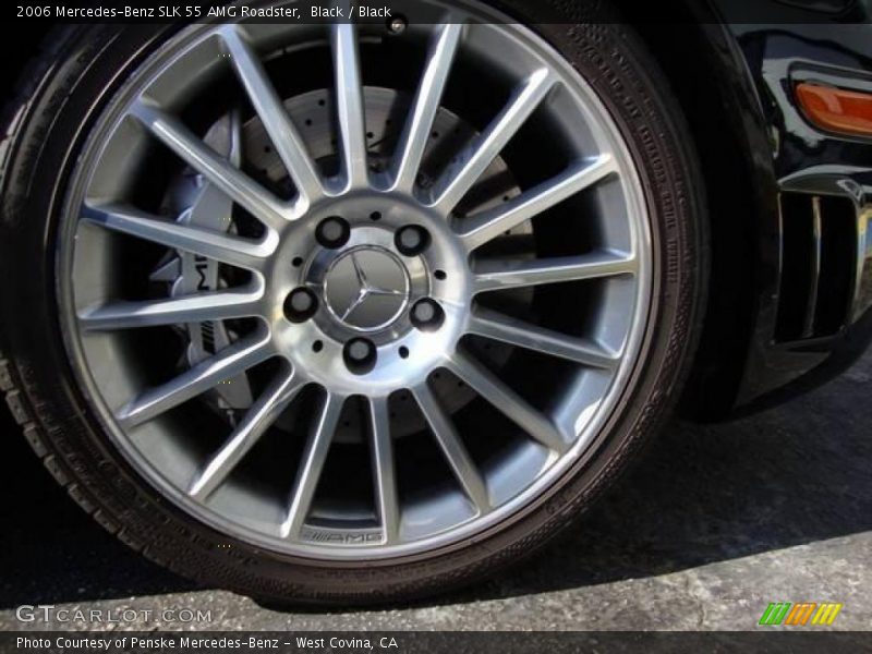Black / Black 2006 Mercedes-Benz SLK 55 AMG Roadster