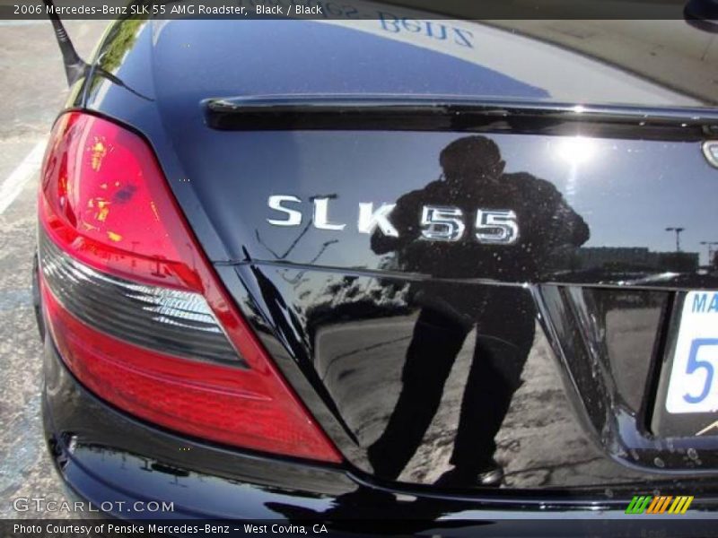 Black / Black 2006 Mercedes-Benz SLK 55 AMG Roadster