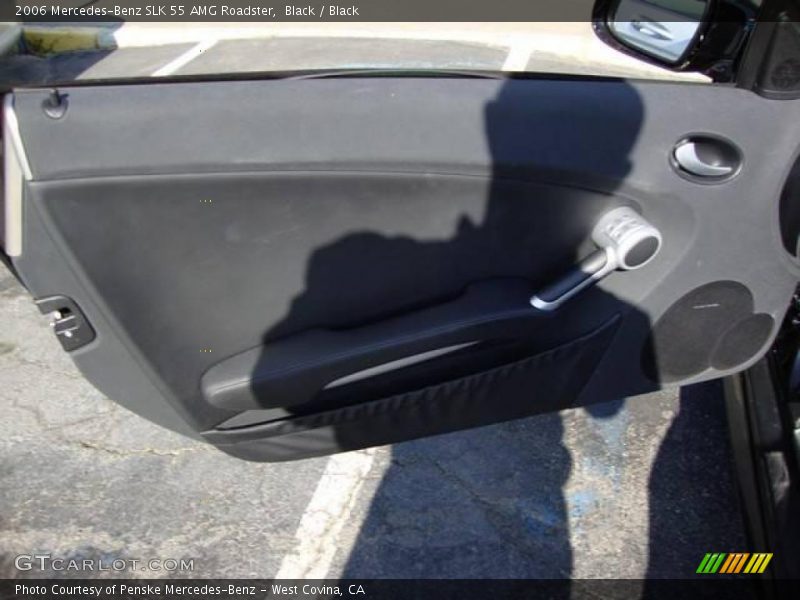 Black / Black 2006 Mercedes-Benz SLK 55 AMG Roadster