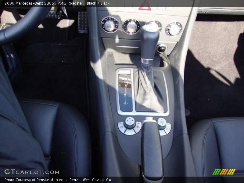 Black / Black 2006 Mercedes-Benz SLK 55 AMG Roadster