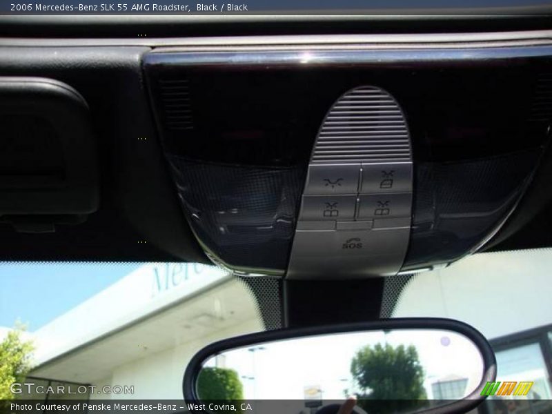Black / Black 2006 Mercedes-Benz SLK 55 AMG Roadster