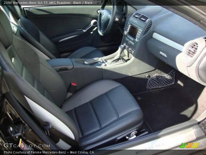 Black / Black 2006 Mercedes-Benz SLK 55 AMG Roadster