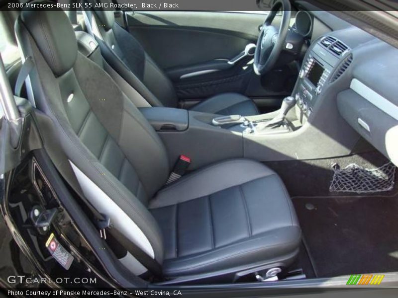 Black / Black 2006 Mercedes-Benz SLK 55 AMG Roadster