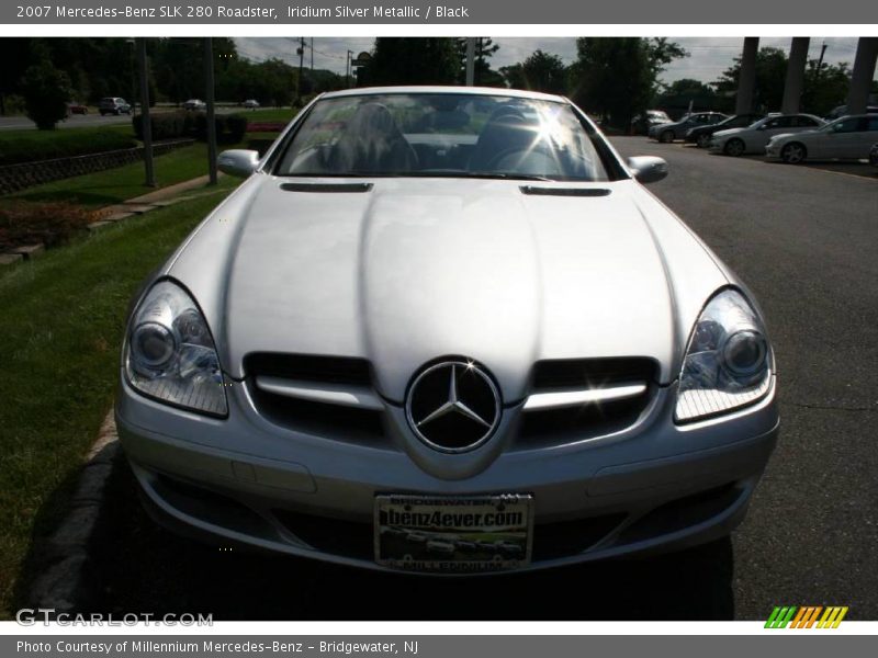 Iridium Silver Metallic / Black 2007 Mercedes-Benz SLK 280 Roadster