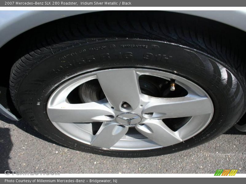 Iridium Silver Metallic / Black 2007 Mercedes-Benz SLK 280 Roadster