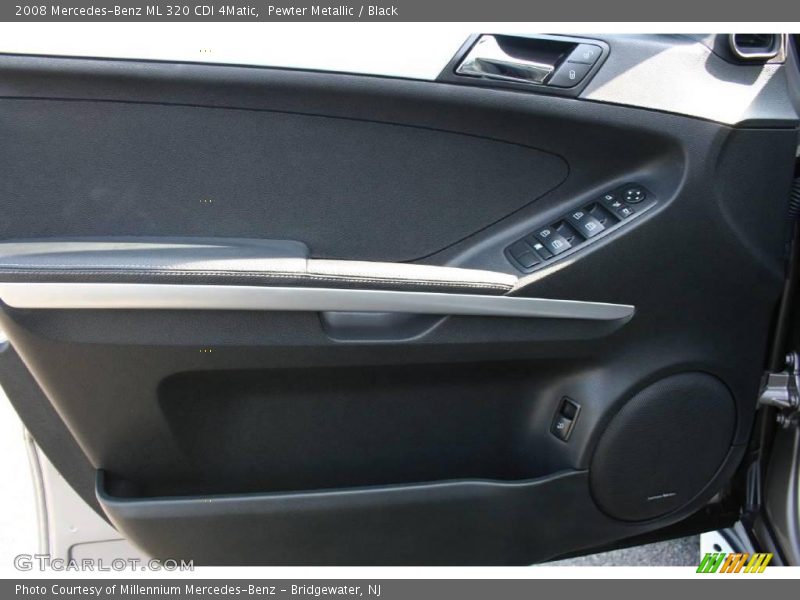 Pewter Metallic / Black 2008 Mercedes-Benz ML 320 CDI 4Matic