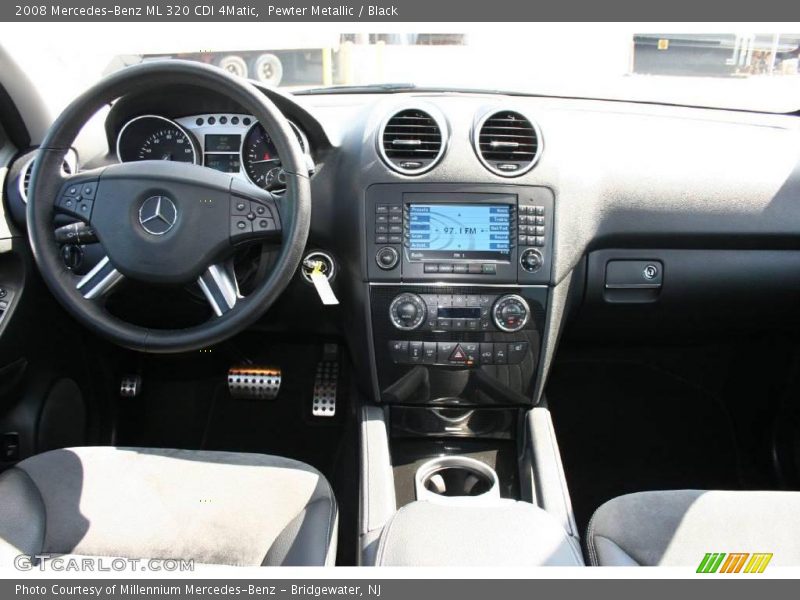 Pewter Metallic / Black 2008 Mercedes-Benz ML 320 CDI 4Matic