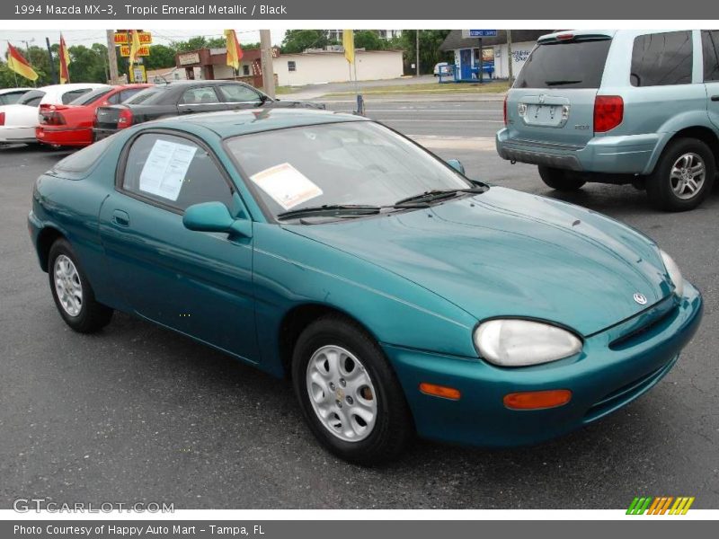 Tropic Emerald Metallic / Black 1994 Mazda MX-3