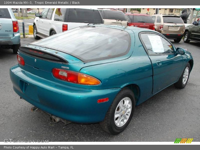 Tropic Emerald Metallic / Black 1994 Mazda MX-3
