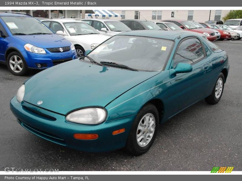Tropic Emerald Metallic / Black 1994 Mazda MX-3