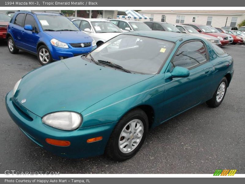 Tropic Emerald Metallic / Black 1994 Mazda MX-3