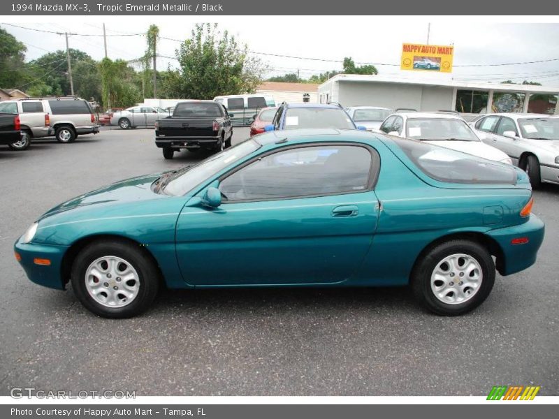 Tropic Emerald Metallic / Black 1994 Mazda MX-3