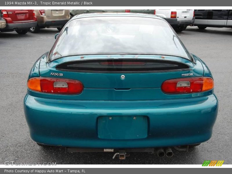 Tropic Emerald Metallic / Black 1994 Mazda MX-3