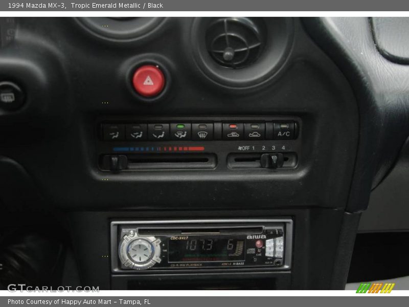 Tropic Emerald Metallic / Black 1994 Mazda MX-3