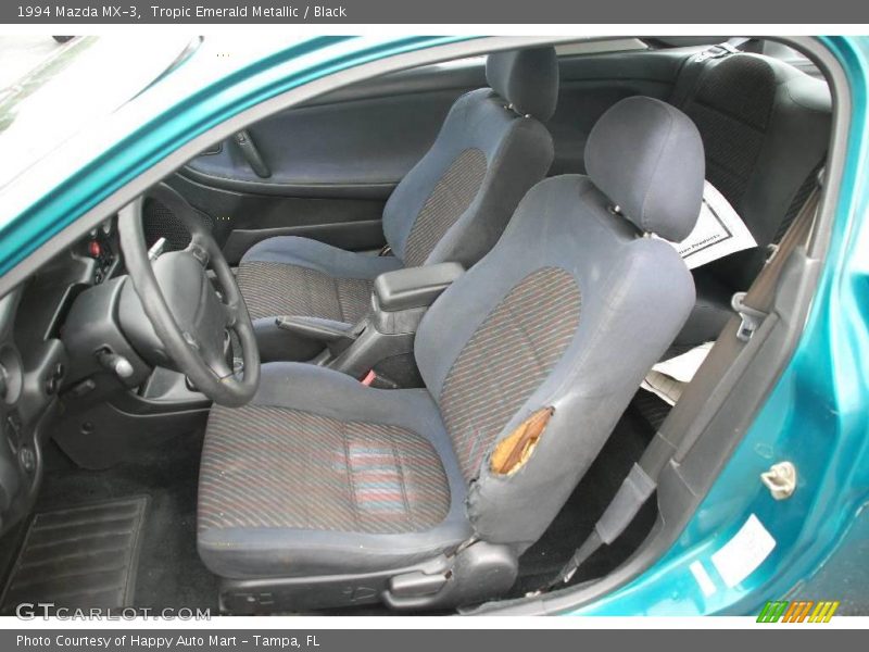 Tropic Emerald Metallic / Black 1994 Mazda MX-3