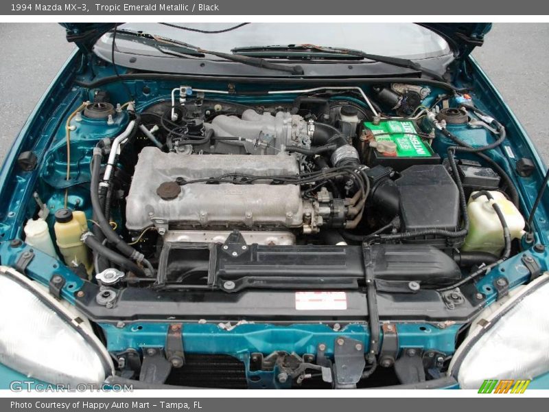 Tropic Emerald Metallic / Black 1994 Mazda MX-3