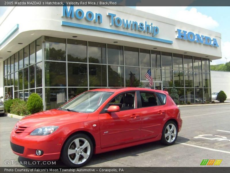 Velocity Red Mica / Black/Red 2005 Mazda MAZDA3 s Hatchback