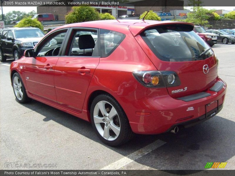 Velocity Red Mica / Black/Red 2005 Mazda MAZDA3 s Hatchback