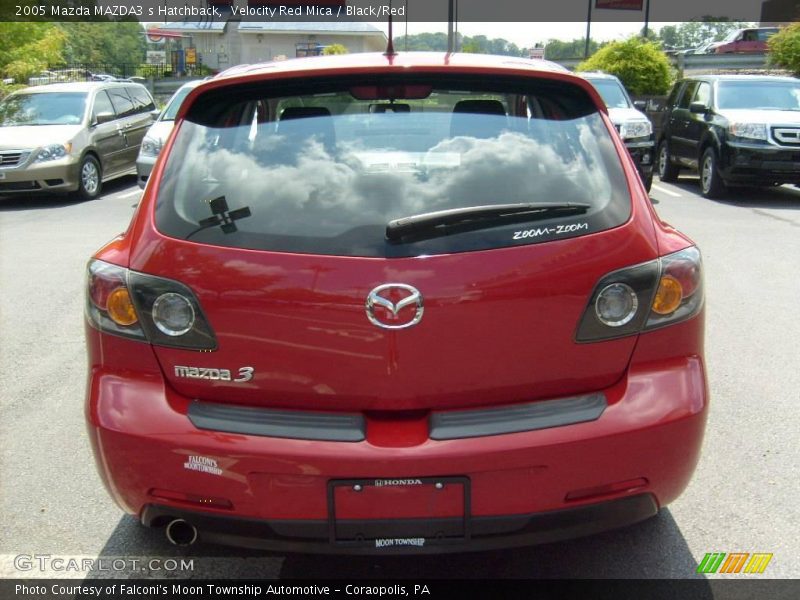 Velocity Red Mica / Black/Red 2005 Mazda MAZDA3 s Hatchback