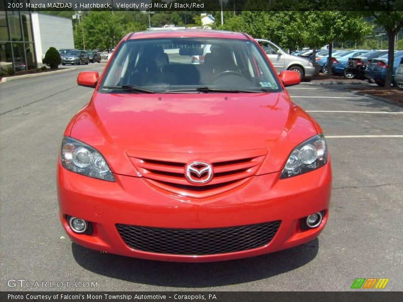 Velocity Red Mica / Black/Red 2005 Mazda MAZDA3 s Hatchback