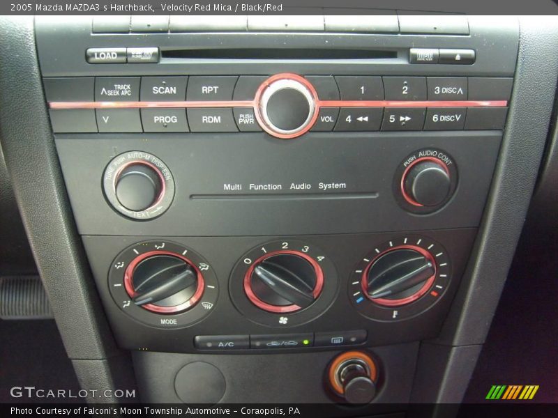 Velocity Red Mica / Black/Red 2005 Mazda MAZDA3 s Hatchback