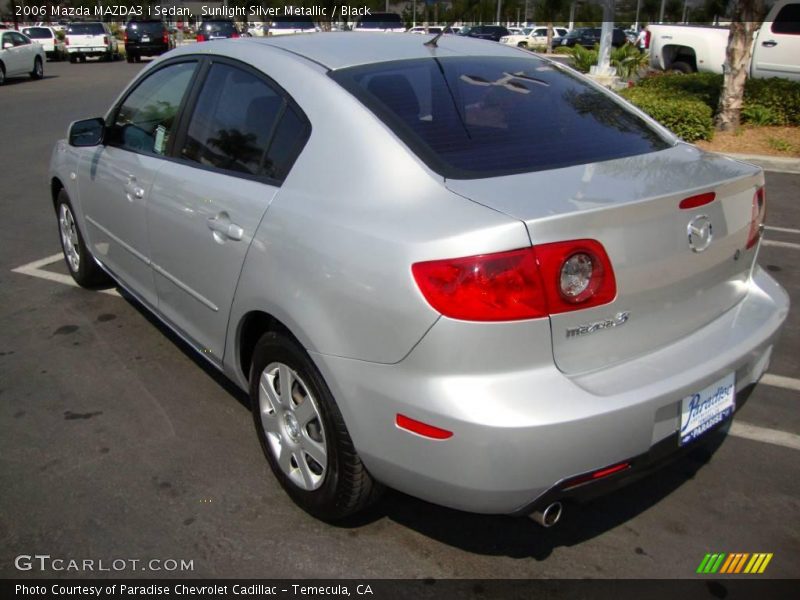 Sunlight Silver Metallic / Black 2006 Mazda MAZDA3 i Sedan