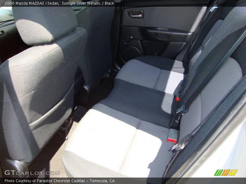 Sunlight Silver Metallic / Black 2006 Mazda MAZDA3 i Sedan