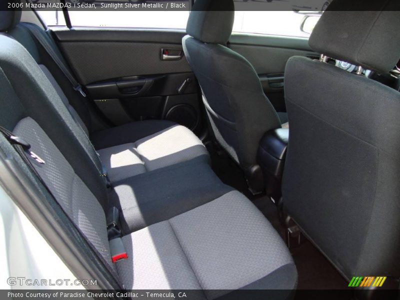 Sunlight Silver Metallic / Black 2006 Mazda MAZDA3 i Sedan