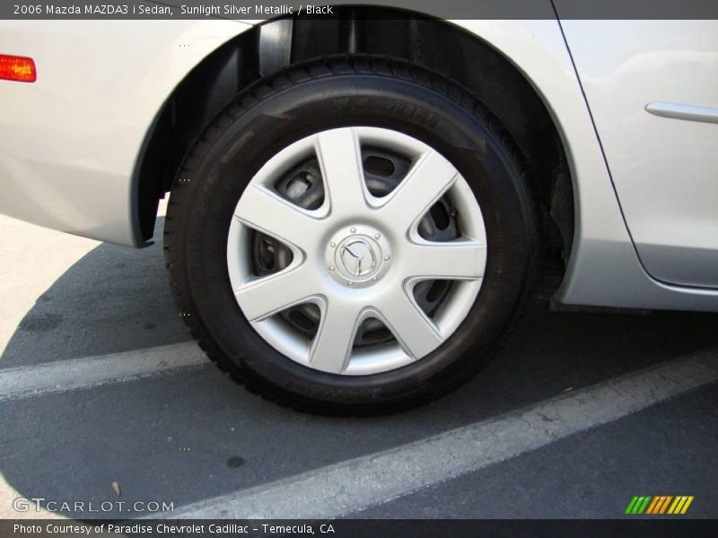 Sunlight Silver Metallic / Black 2006 Mazda MAZDA3 i Sedan