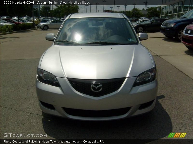 Sunlight Silver Metallic / Black 2006 Mazda MAZDA3 i Sedan