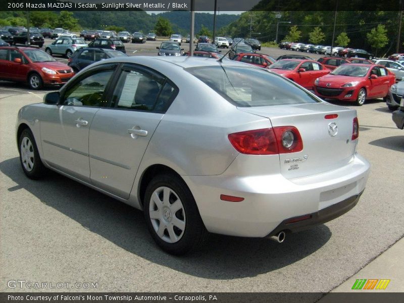 Sunlight Silver Metallic / Black 2006 Mazda MAZDA3 i Sedan
