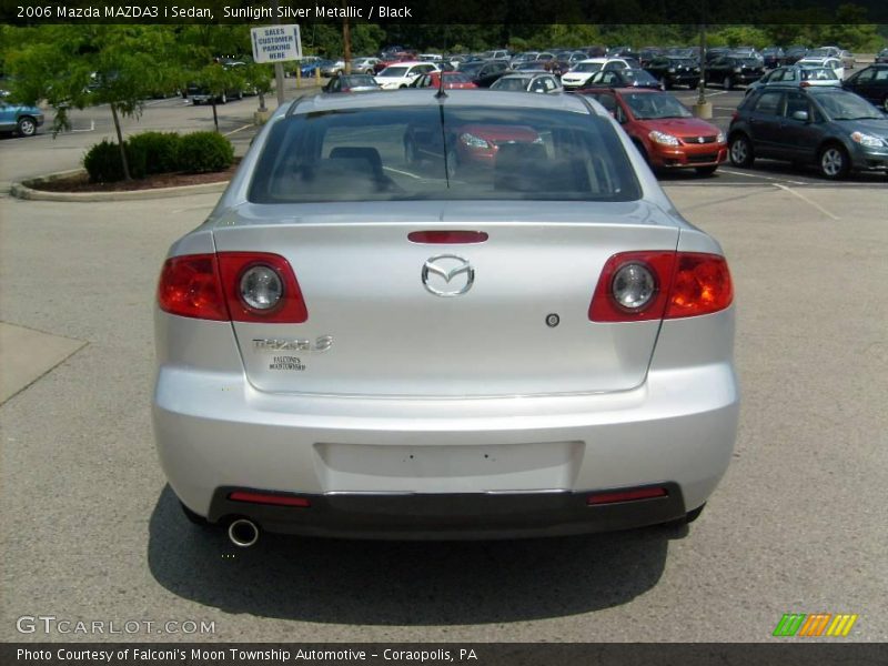 Sunlight Silver Metallic / Black 2006 Mazda MAZDA3 i Sedan