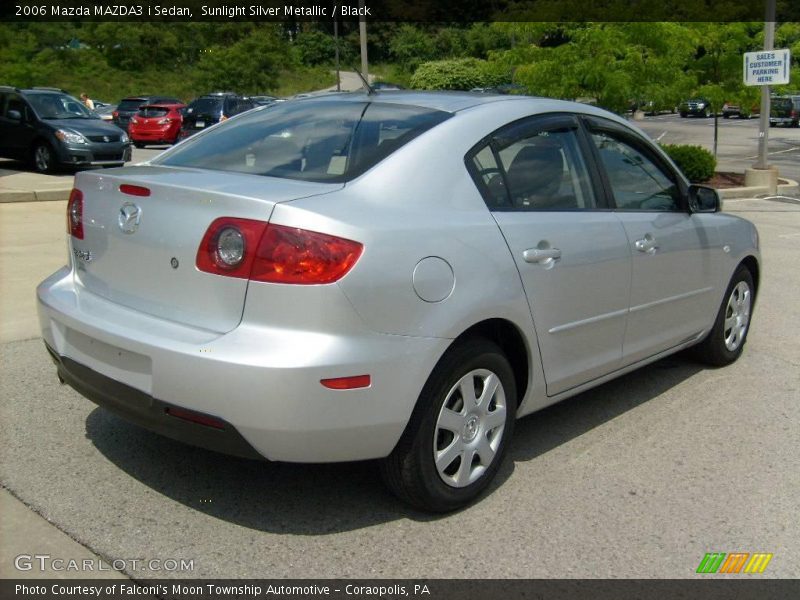 Sunlight Silver Metallic / Black 2006 Mazda MAZDA3 i Sedan
