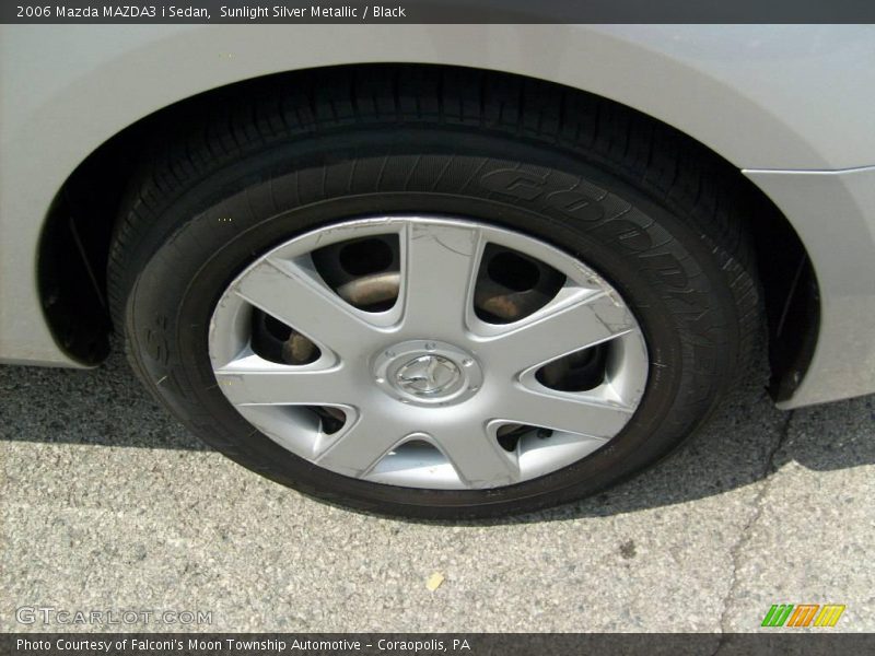 Sunlight Silver Metallic / Black 2006 Mazda MAZDA3 i Sedan
