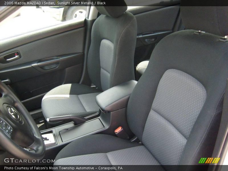 Sunlight Silver Metallic / Black 2006 Mazda MAZDA3 i Sedan