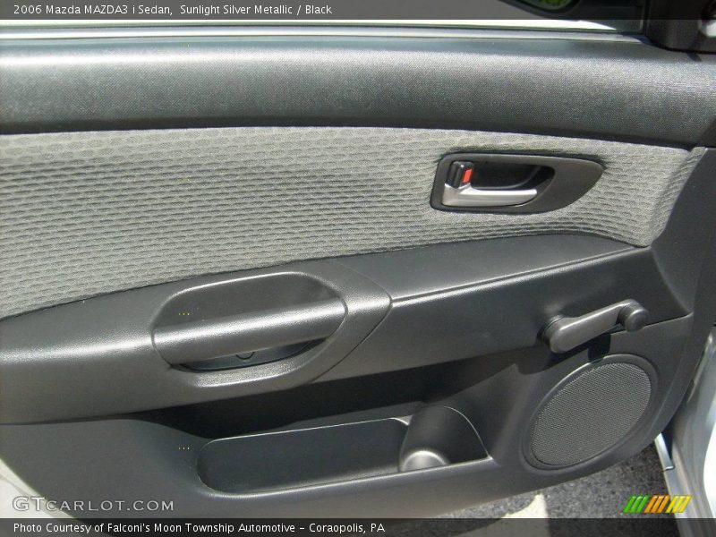 Sunlight Silver Metallic / Black 2006 Mazda MAZDA3 i Sedan