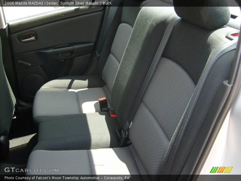 Sunlight Silver Metallic / Black 2006 Mazda MAZDA3 i Sedan