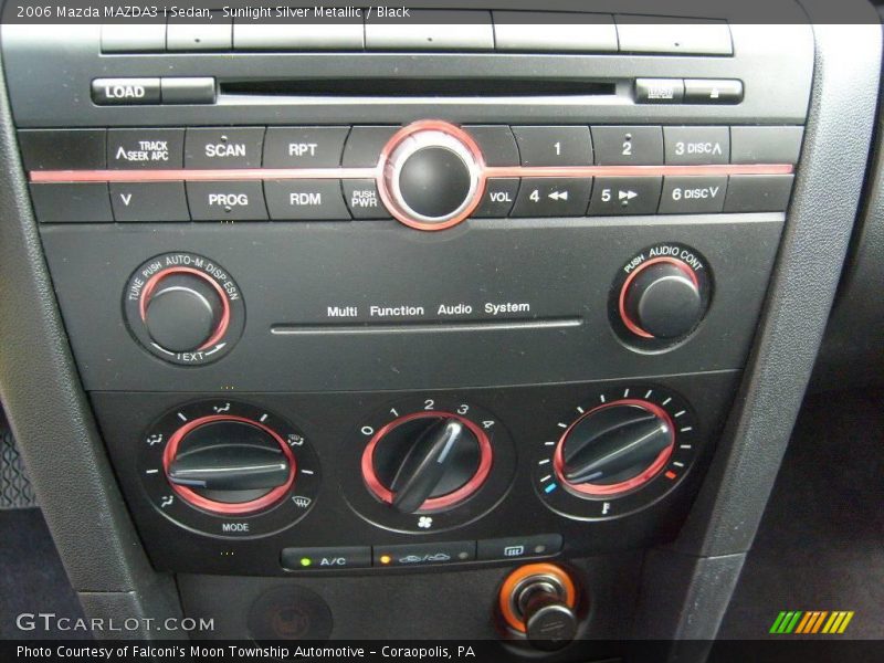 Sunlight Silver Metallic / Black 2006 Mazda MAZDA3 i Sedan