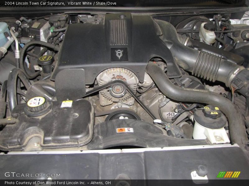 Vibrant White / Shale/Dove 2004 Lincoln Town Car Signature