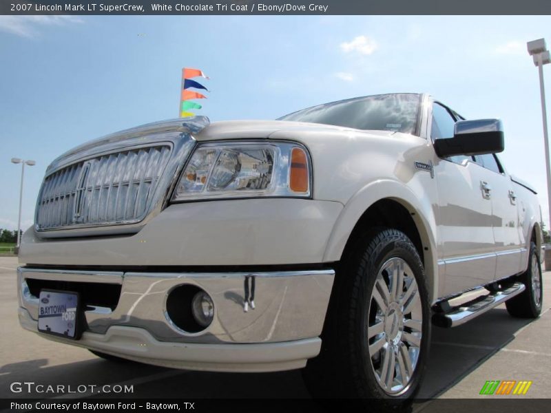 White Chocolate Tri Coat / Ebony/Dove Grey 2007 Lincoln Mark LT SuperCrew