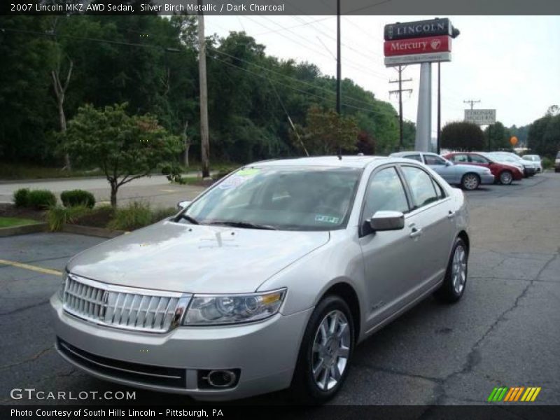 Silver Birch Metallic / Dark Charcoal 2007 Lincoln MKZ AWD Sedan
