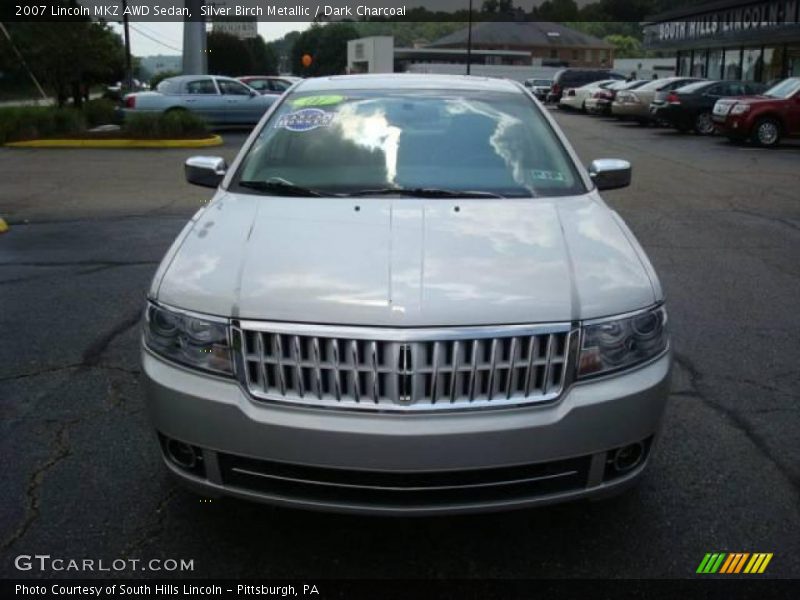 Silver Birch Metallic / Dark Charcoal 2007 Lincoln MKZ AWD Sedan