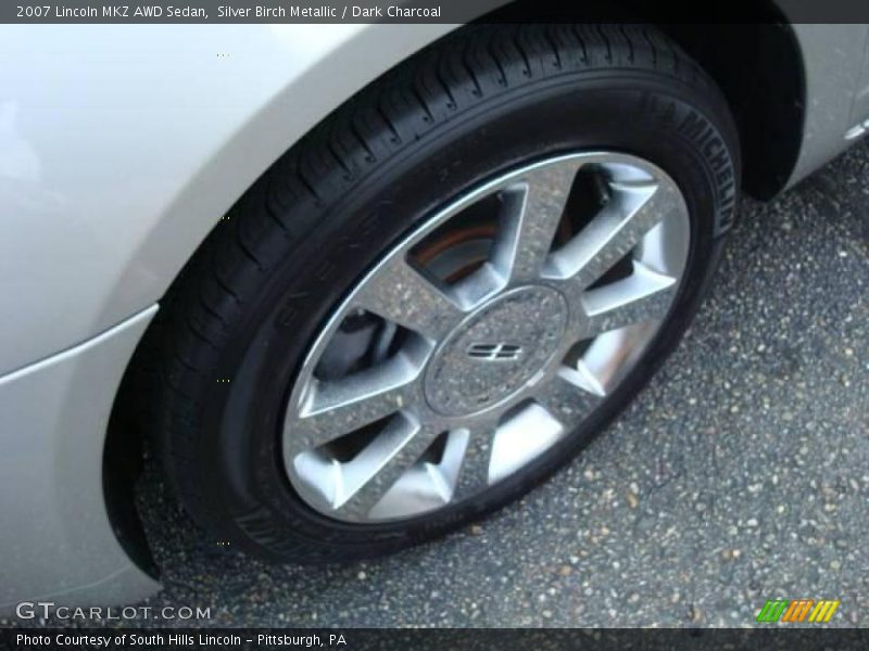 Silver Birch Metallic / Dark Charcoal 2007 Lincoln MKZ AWD Sedan