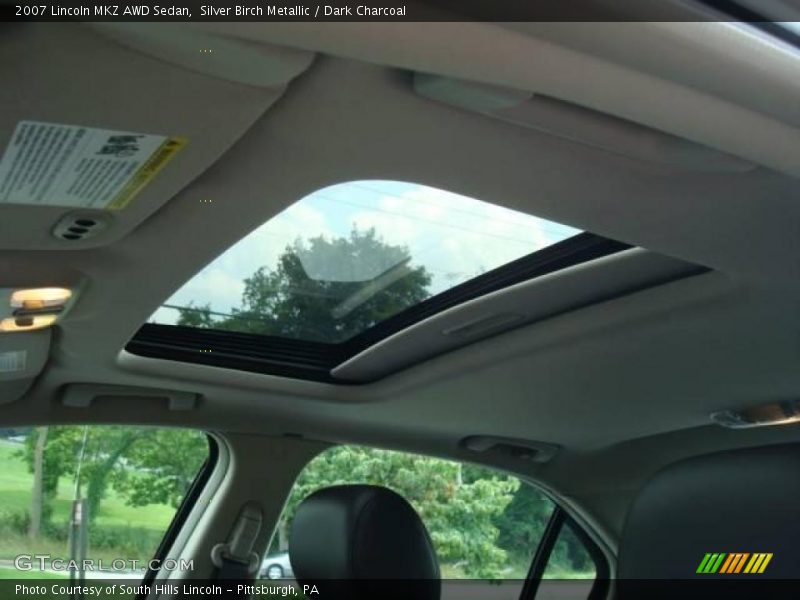 Silver Birch Metallic / Dark Charcoal 2007 Lincoln MKZ AWD Sedan