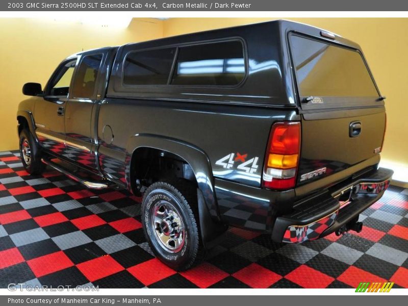 Carbon Metallic / Dark Pewter 2003 GMC Sierra 2500HD SLT Extended Cab 4x4