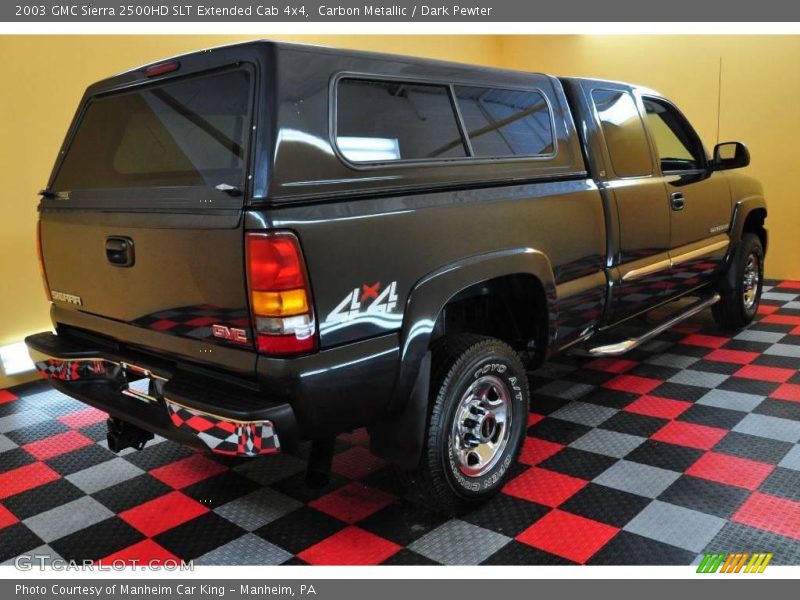 Carbon Metallic / Dark Pewter 2003 GMC Sierra 2500HD SLT Extended Cab 4x4