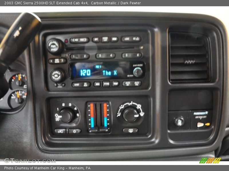 Carbon Metallic / Dark Pewter 2003 GMC Sierra 2500HD SLT Extended Cab 4x4