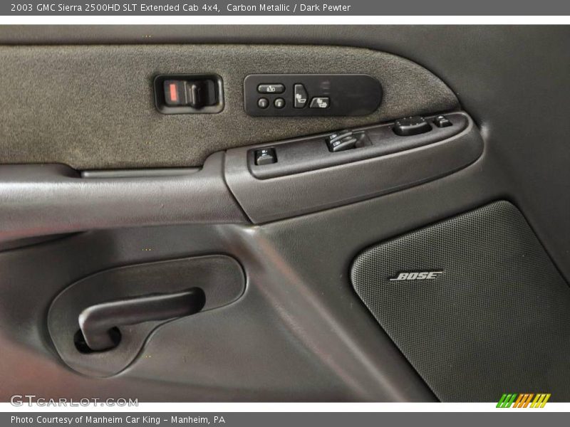 Carbon Metallic / Dark Pewter 2003 GMC Sierra 2500HD SLT Extended Cab 4x4